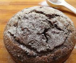 Torta al cioccolato con brandy e ...ceci  CONTEST LEGUMI