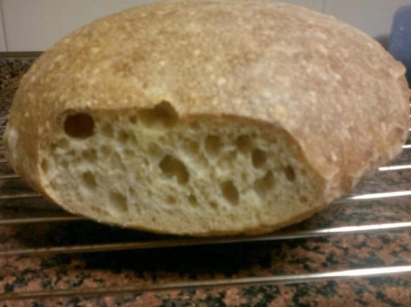 Pane con esubero pasta madre