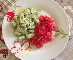 Petto di pollo in crema di basilico