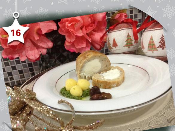 Polpettone di coniglio e caprini con patate e olive taggiasche - Natale