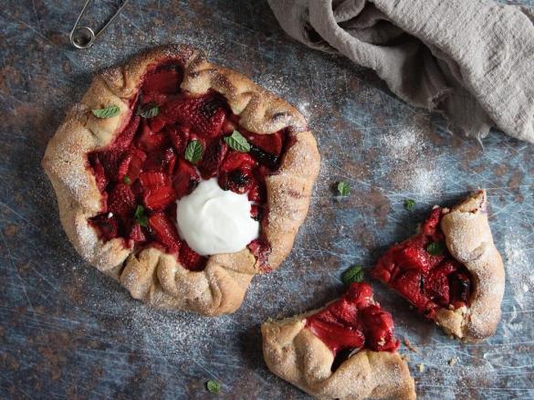 Gallette vegana alle fragole