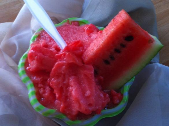 sorbetto all' anguria