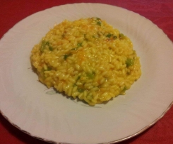 Risotto ai fiori di zucchina e zafferano