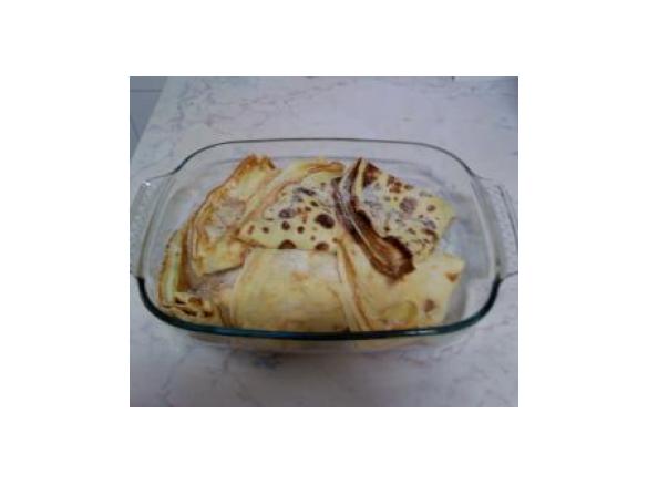 Crepes prosciutto e formaggi