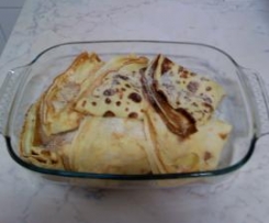 Crepes prosciutto e formaggi