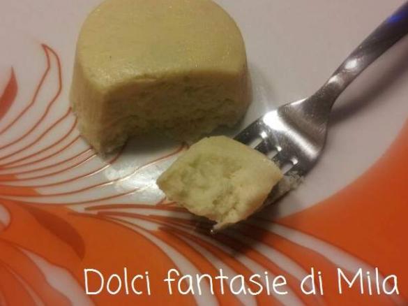 Flan al gorgonzola