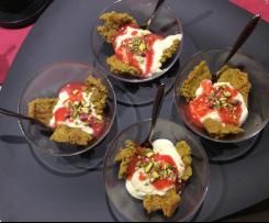 Coppette al cioccolato bianco - contest tricolore