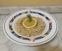 Risotto con porri, rosmarino e limone