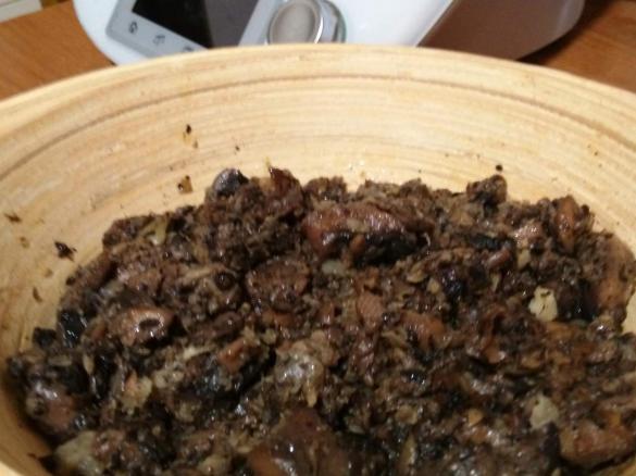 funghi in crema di cipolla