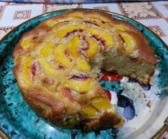 Torta alla pesca