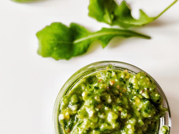Pesto zucchina e rucola