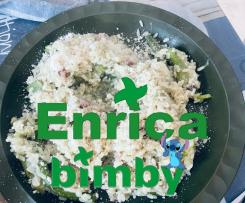 Risotto  con asparagi e speck