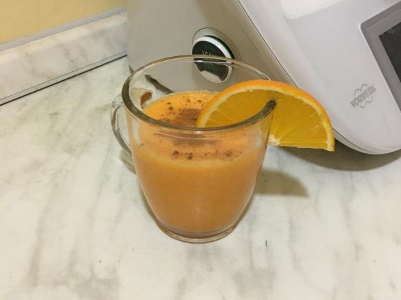 Frullato di zucca, arancia e zenzero