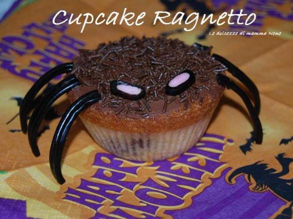 CUPCAKE RAGNETTO DI HALLOWEEN
