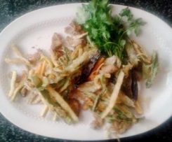  FRITTO VEGETALE IN  TEMPURA ANALCOLICA e salsa agrodolce