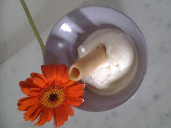 Gelato al latte di mandorle