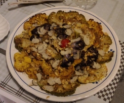 Cavolfiore ai 4 colori con bagna cauda e scorzone