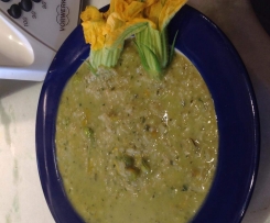 Risotto profumato ai fiori di zucchina