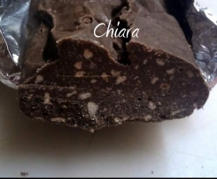 Salame al cioccolato senza uova