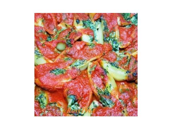 Conchiglioni Ripieni di Ricotta e Spinaci