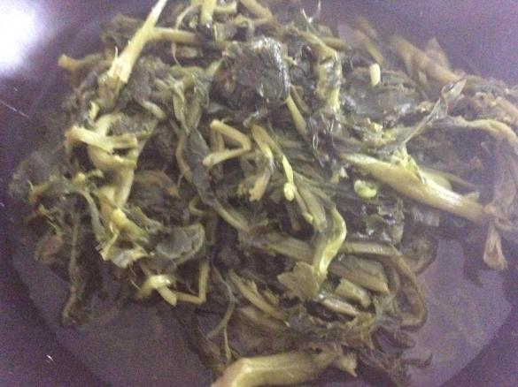 Cime di rapa in bianco