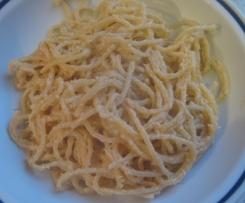Spaghetti salmone e caprino