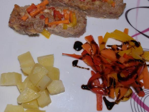 Polpettone verdure e formaggio