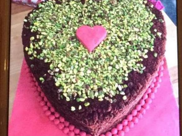 Torta cuore red velvet