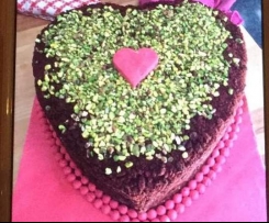 Torta cuore red velvet