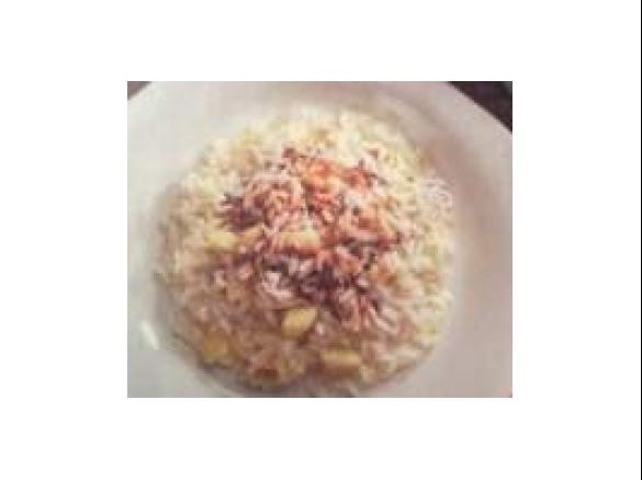 Risotto bianco porri e mela