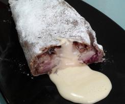 STRUDEL CON ROBIOLA AL CARDAMOMO E ZABAIONE AL PORTO ~ contest strudel ~