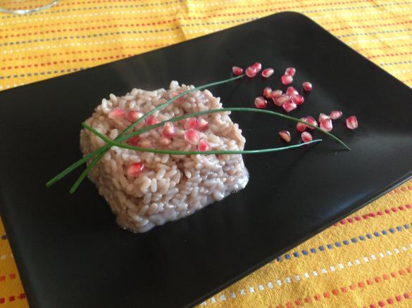 Risotto al melograno