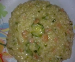 Risotto zucchine e gamberetti