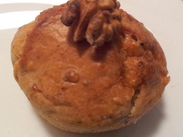 Muffin gorgonzola, pere e noci