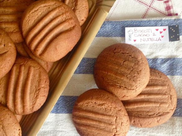 Biscotti cacao e nutella