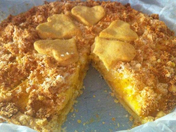 Torta Australiana di mele e cocco