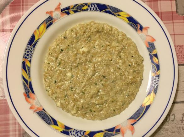 Risotto alla ricotta e zenzero