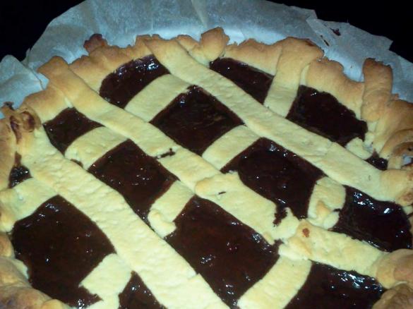 Crostato alla ganache di cioccolato