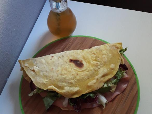 PIADINA CON ZUCCA A MODO MIO