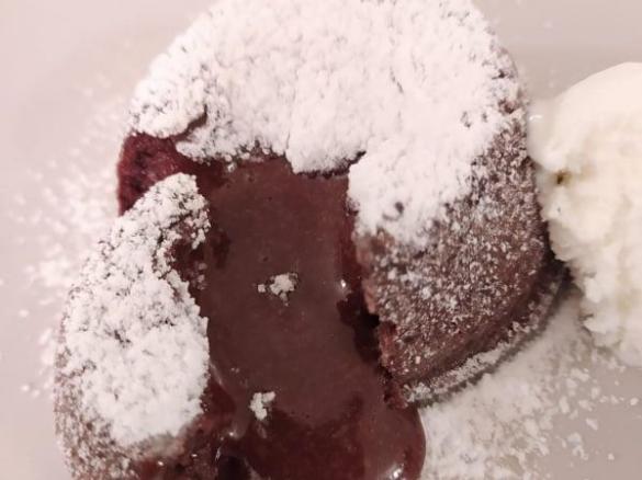 Tortini di cioccolato con cuore morbido - cottura friggitrice ad aria