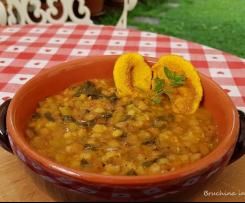 Zuppa di legumi e cereali