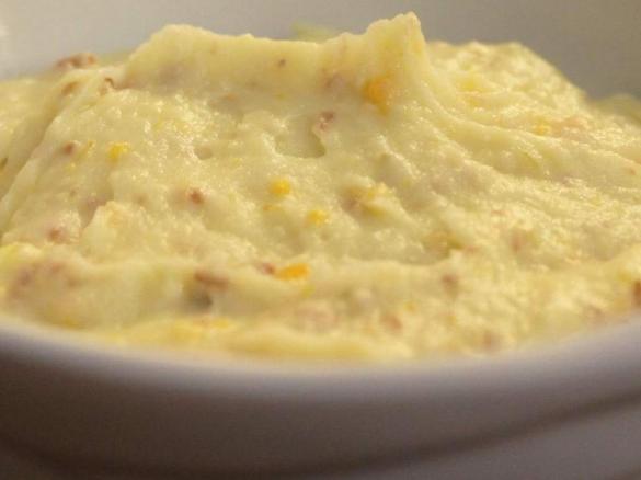 Purè ricco con carote e prosciutto