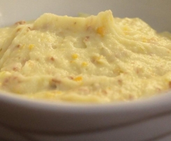 Purè ricco con carote e prosciutto