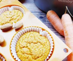 Tortine rustiche alle carote, arancia e mandorle (senza glutine né lattosio)