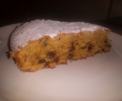 Tortina con farina di riso ricotta e gocce di cioccolato