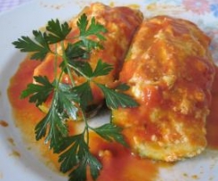 ZUCCHINE TONDE FARCITE AL SUGO