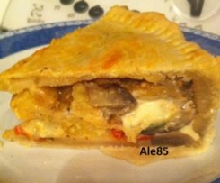 Torta salata di verdure e sottilette