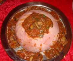 Cappello del cardinale con sugo di funghi