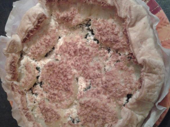 Torta salata feta spinaci e patate