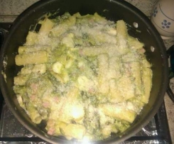 Pasta gratinata con asparagi 